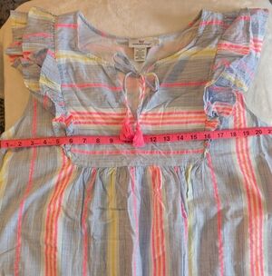 Vineyard Vines Striped Mini Dress - Blue, Pink, Yellow